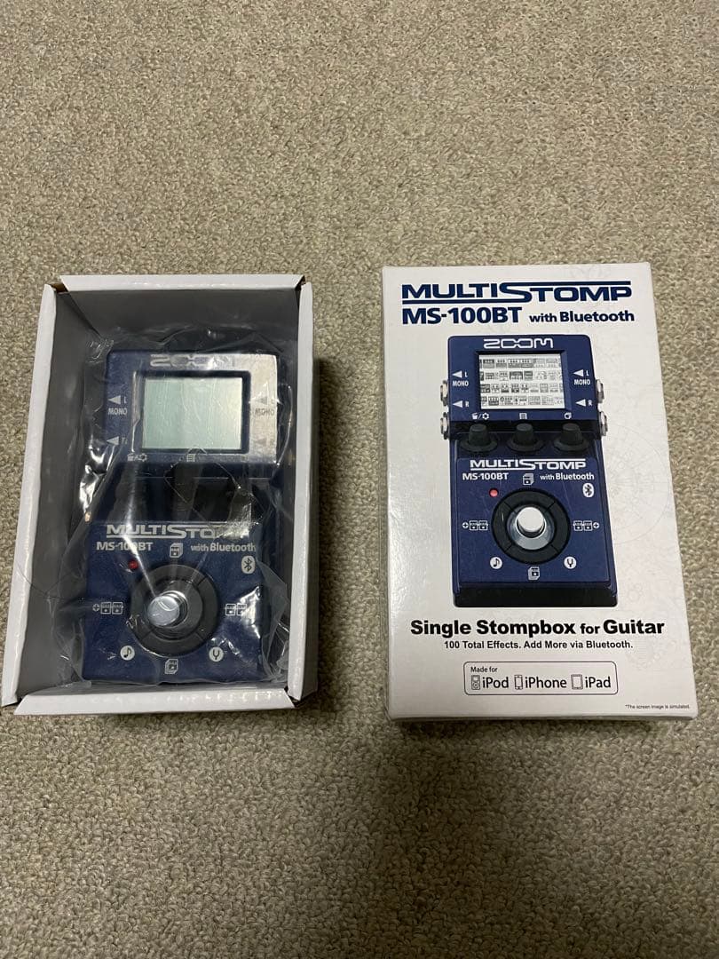 【美品】ZOOM MS-100BT ギターエフェクター