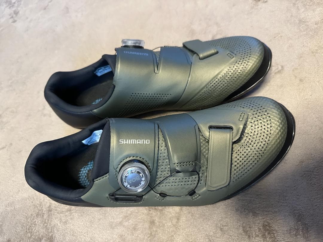 SHIMANO SPD シューズ SH-XC502モスグリーン43（てらてら様）