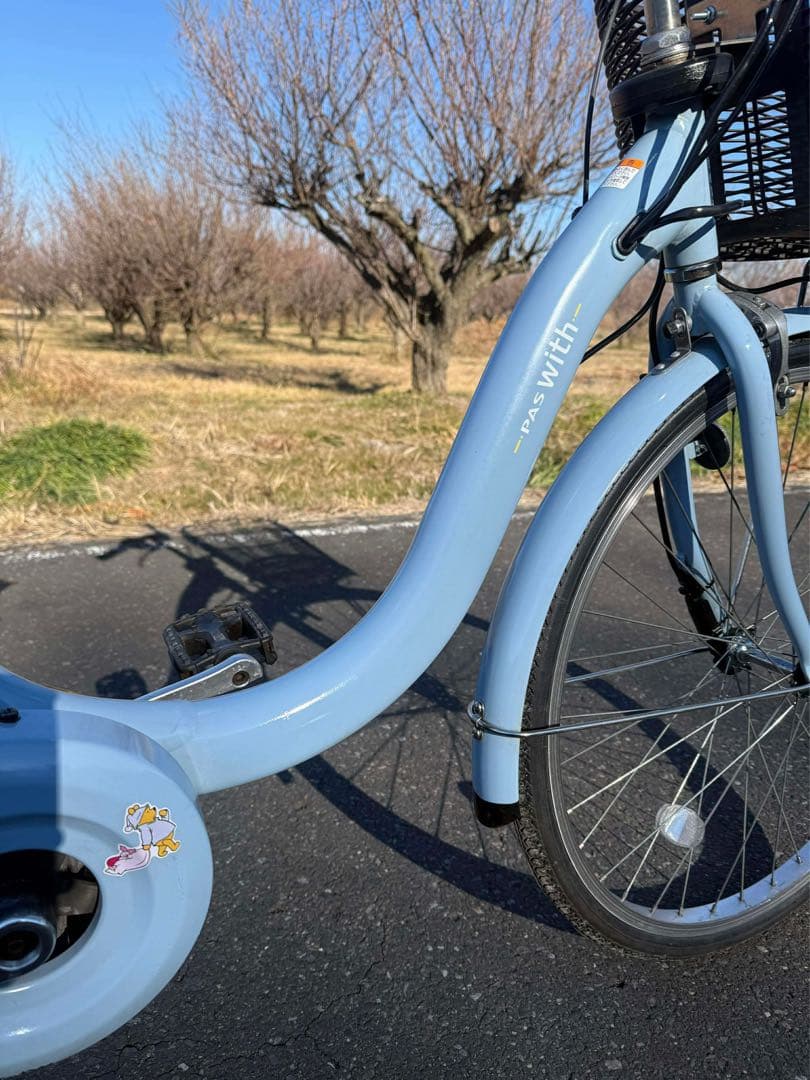 ヤマハ製、24インチの自転車です。