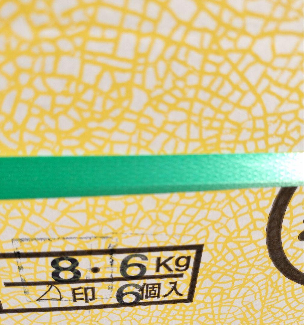 と*ろ様 高知産　約８，６kg　訳あり温室マスクメロン　６玉　北海道沖縄発送不可