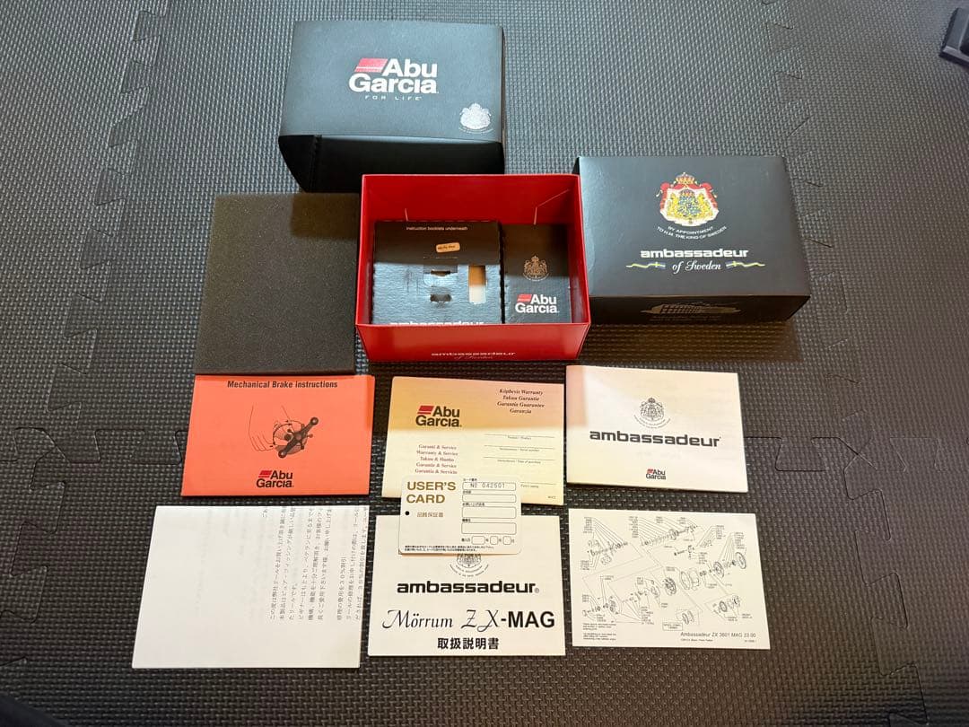 アブ モラムZX3601 MAG アブガルシア 左ハンドル アンバサダー