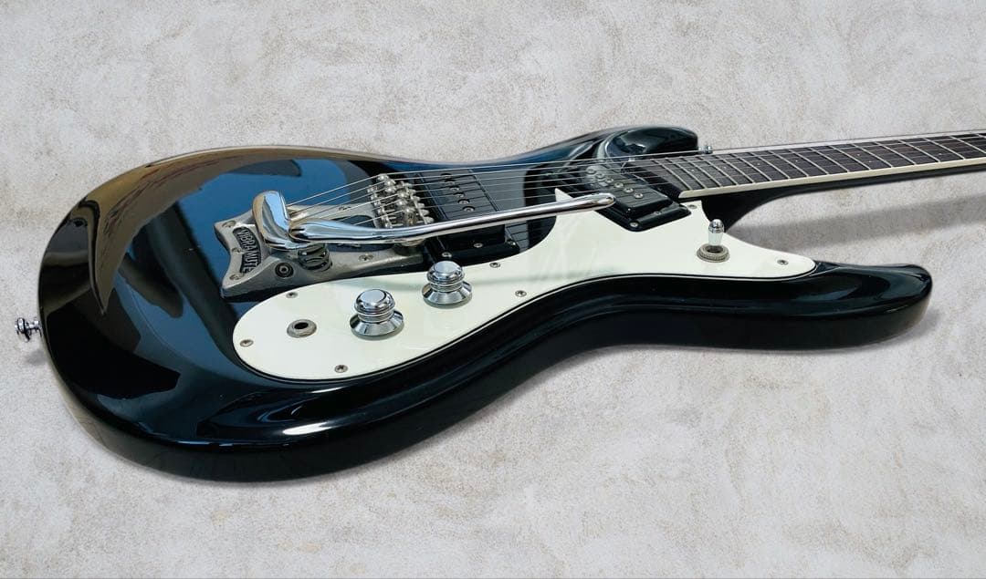 （美品）Mosrite Excellent 65 黒雲製作所 ブラック色