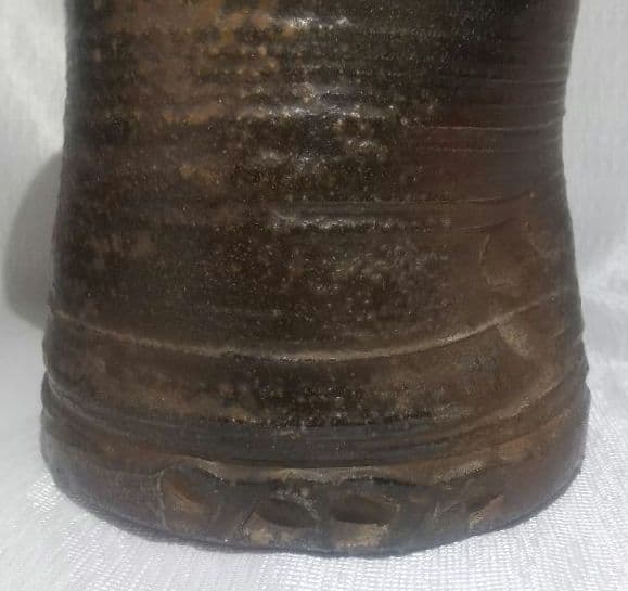 茶道具 【古備前水指】 共箱 水指 時代物 桃山744