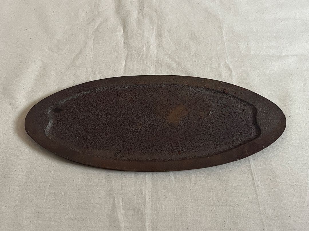 鉄道部品　楕円銘板　JR北海道　五稜郭車両所