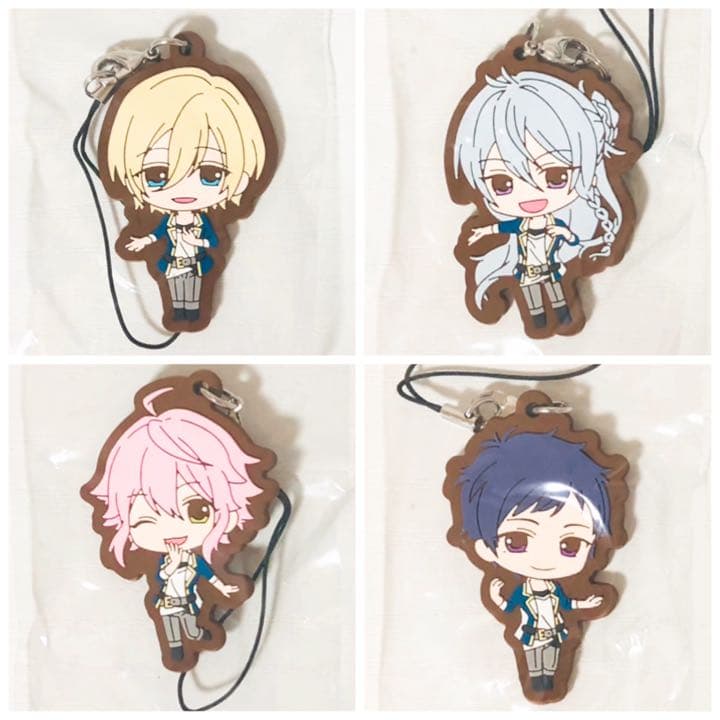 新品★あんスタ【fine】ローソン★LAWSON★ラバーストラップ★4点セット