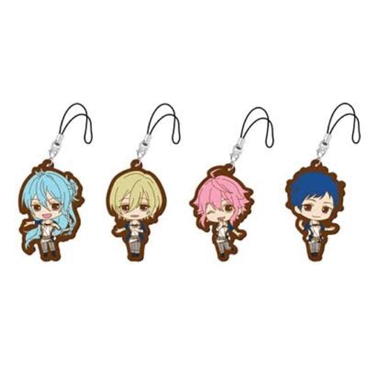 新品★あんスタ【fine】ローソン★LAWSON★ラバーストラップ★4点セット