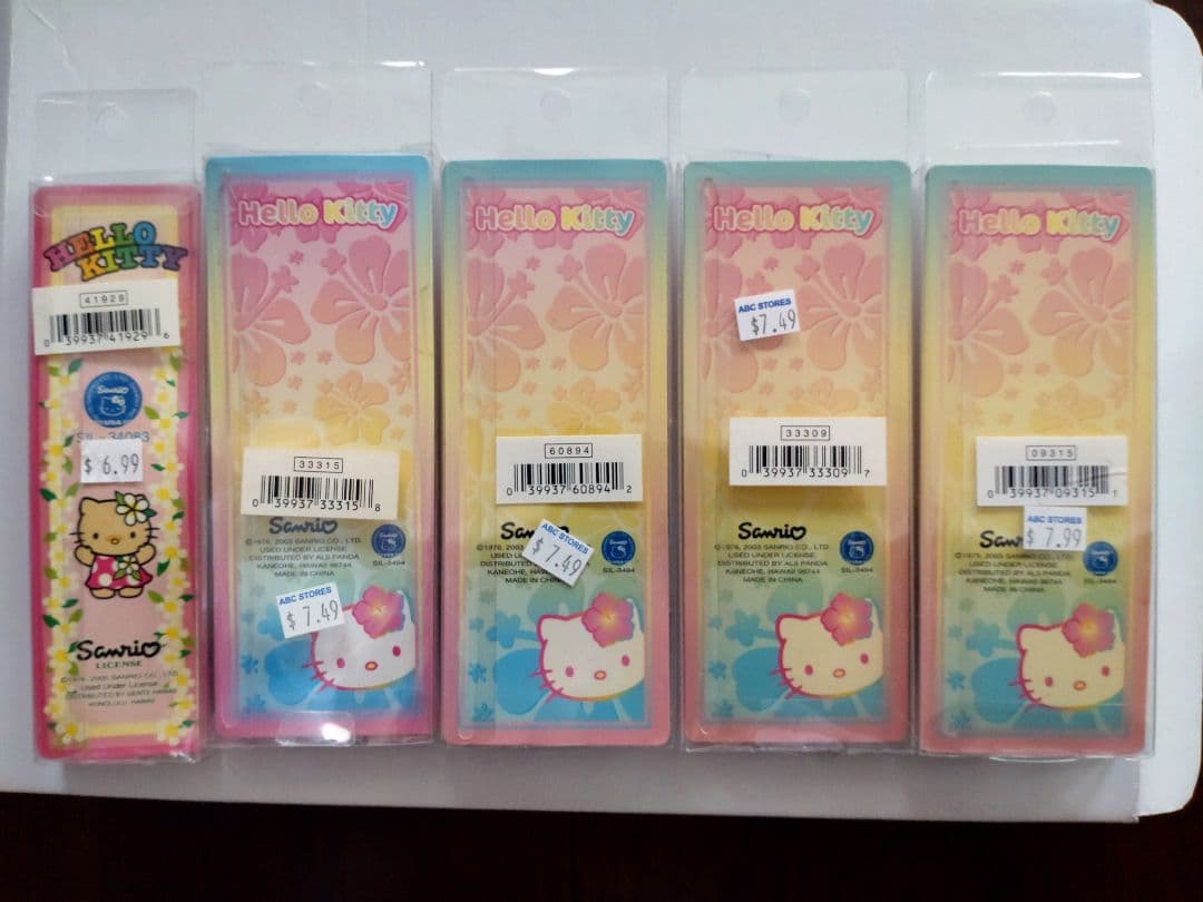 ハローキティ ストラップ 5個セット　グアム・サイパン