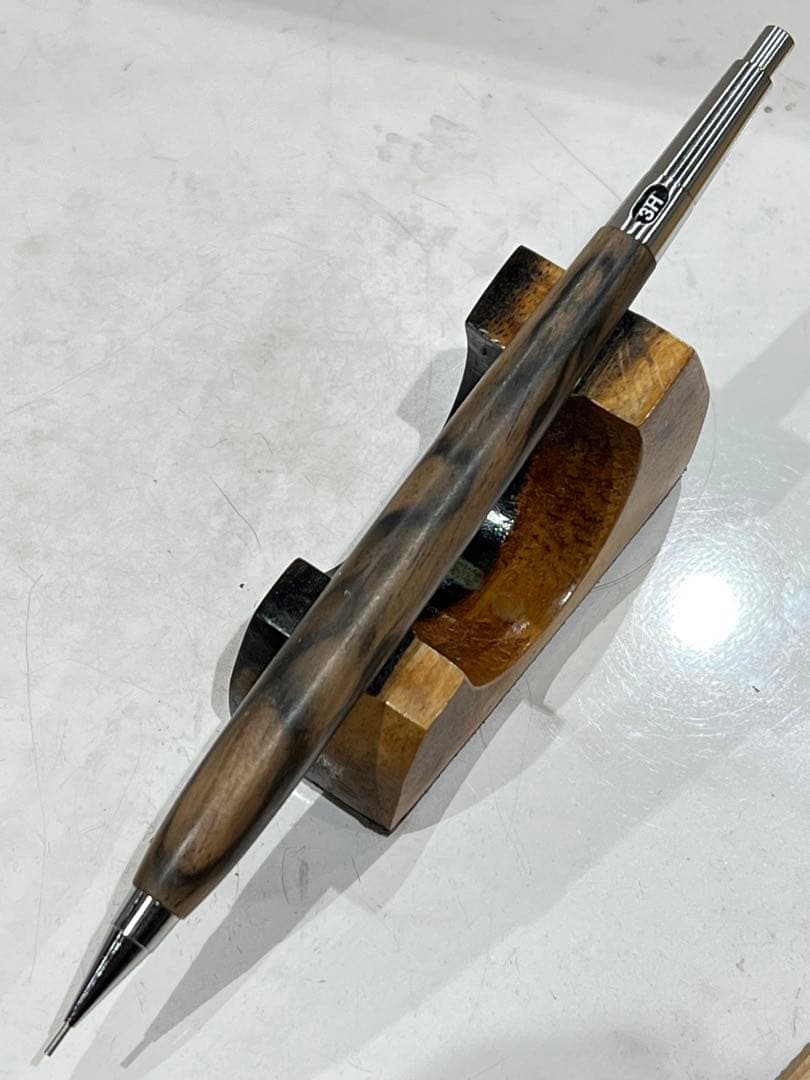 タラ 　pg5+木軸セット　黒柿透明スタビ