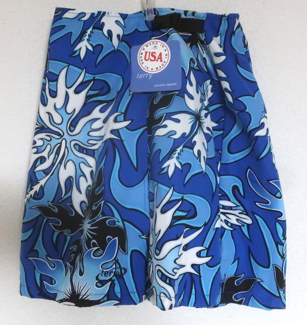 terry(テリー) サイクルショーツ(パッド付き)　XSサイズ　色：ブルー