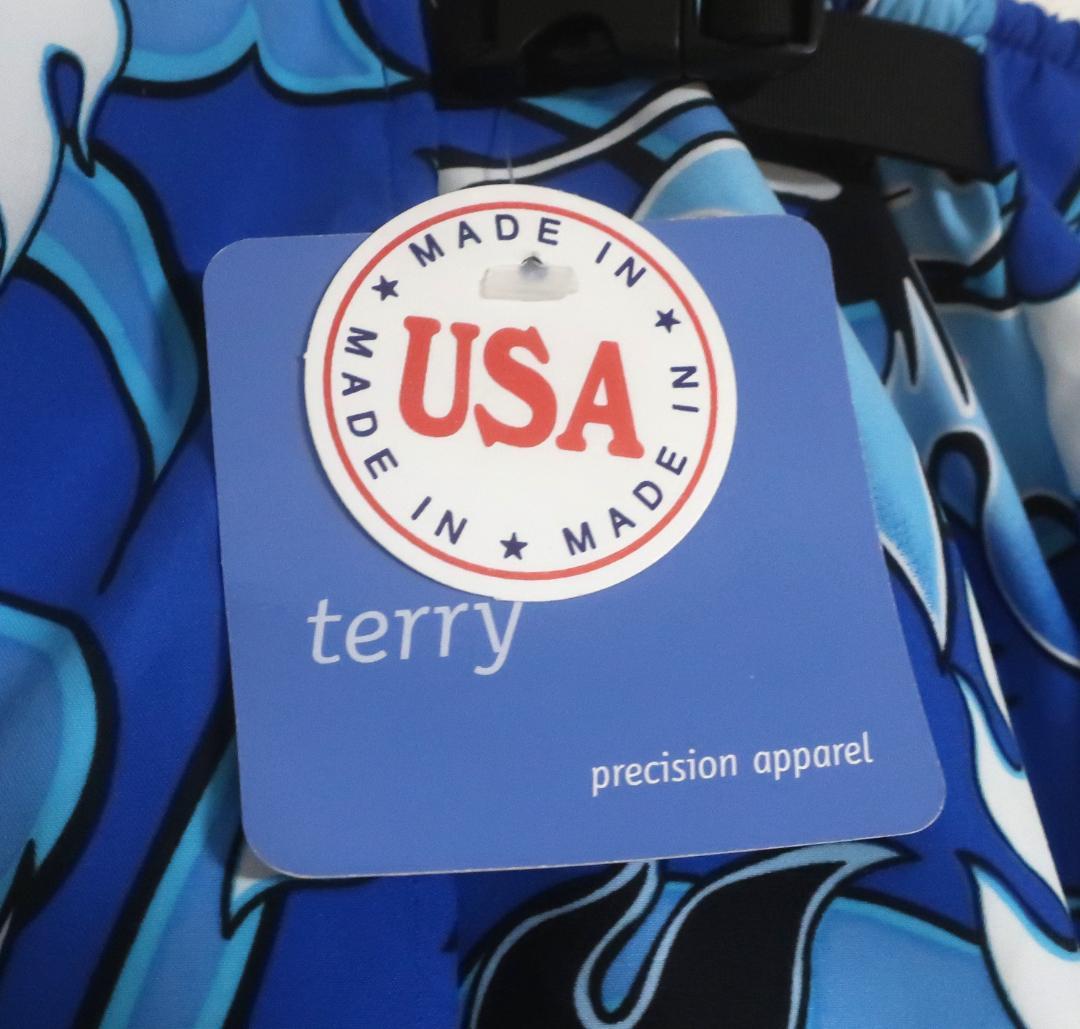 terry(テリー) サイクルショーツ(パッド付き)　XSサイズ　色：ブルー