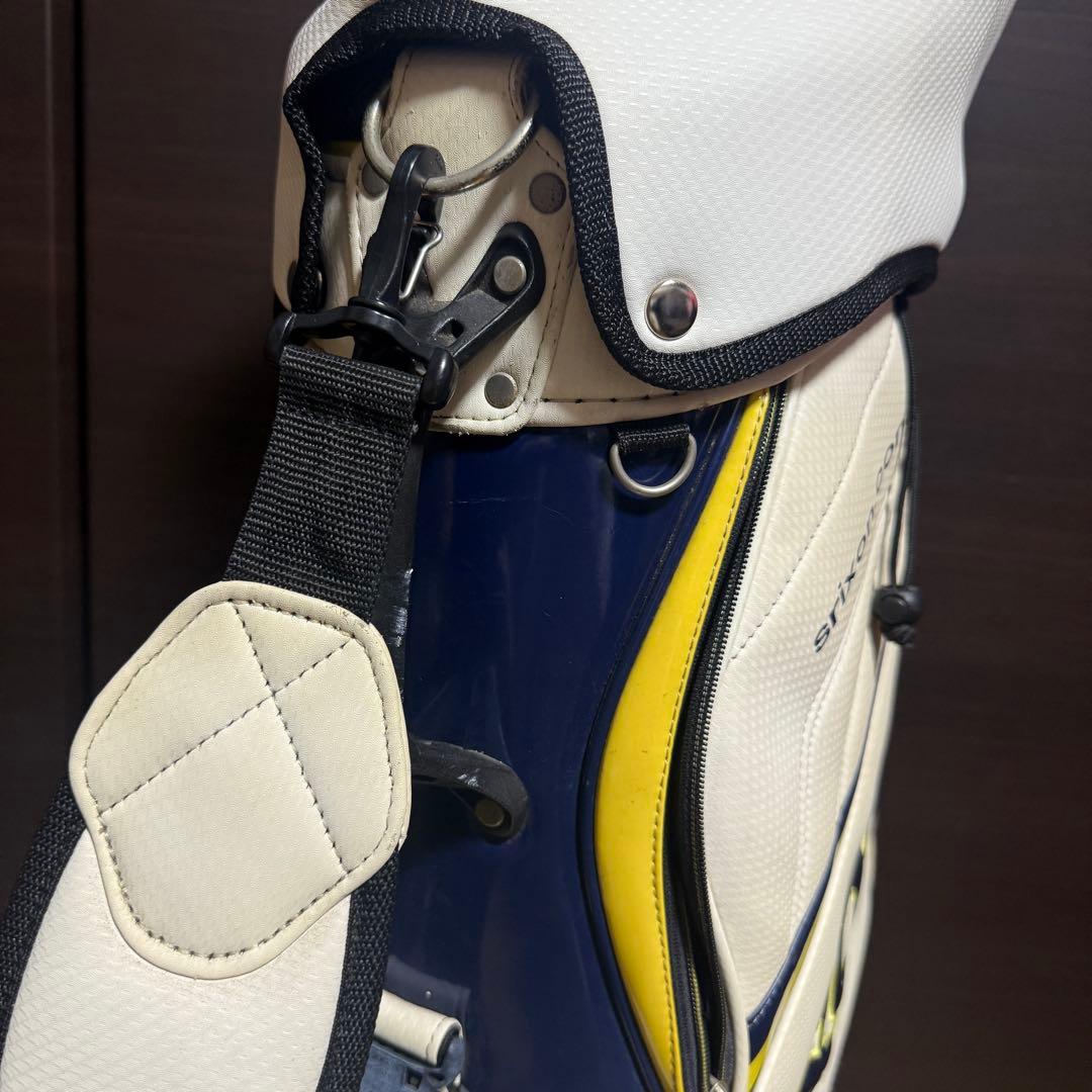 Srixon キャディバッグ ゴルフバッグ ホワイト/ブルー