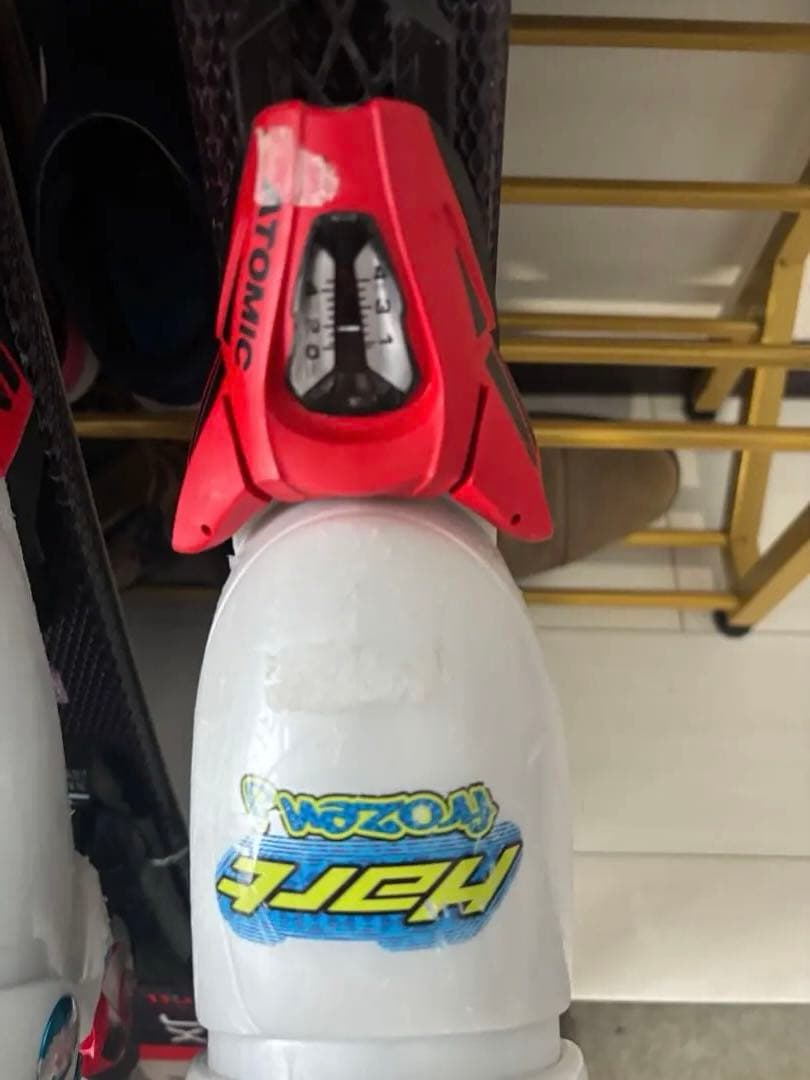 ATOMIC JX スキー 板 110、靴19〜20靴袋付きストック付きセット