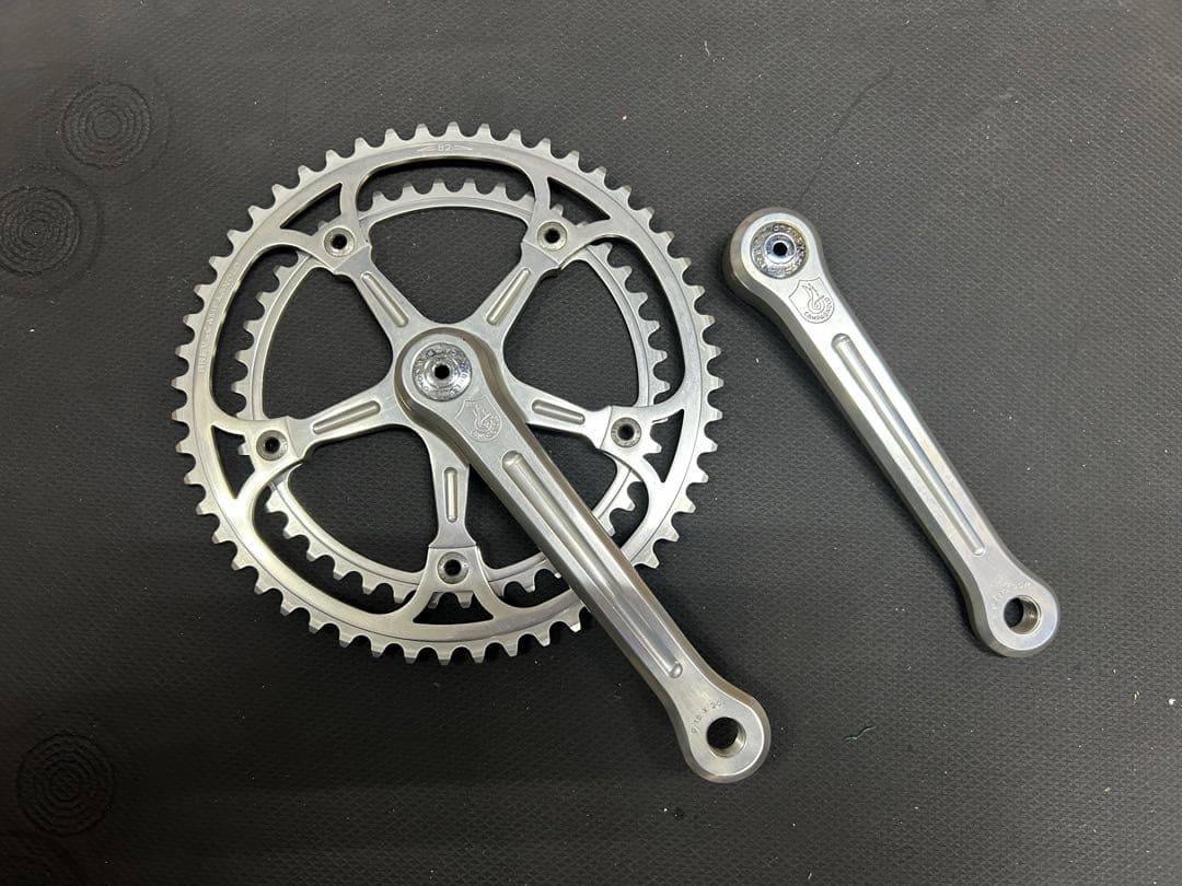 ビンテージ カンパニョーロ スーパーレコード クランク 165㎜ 52x42