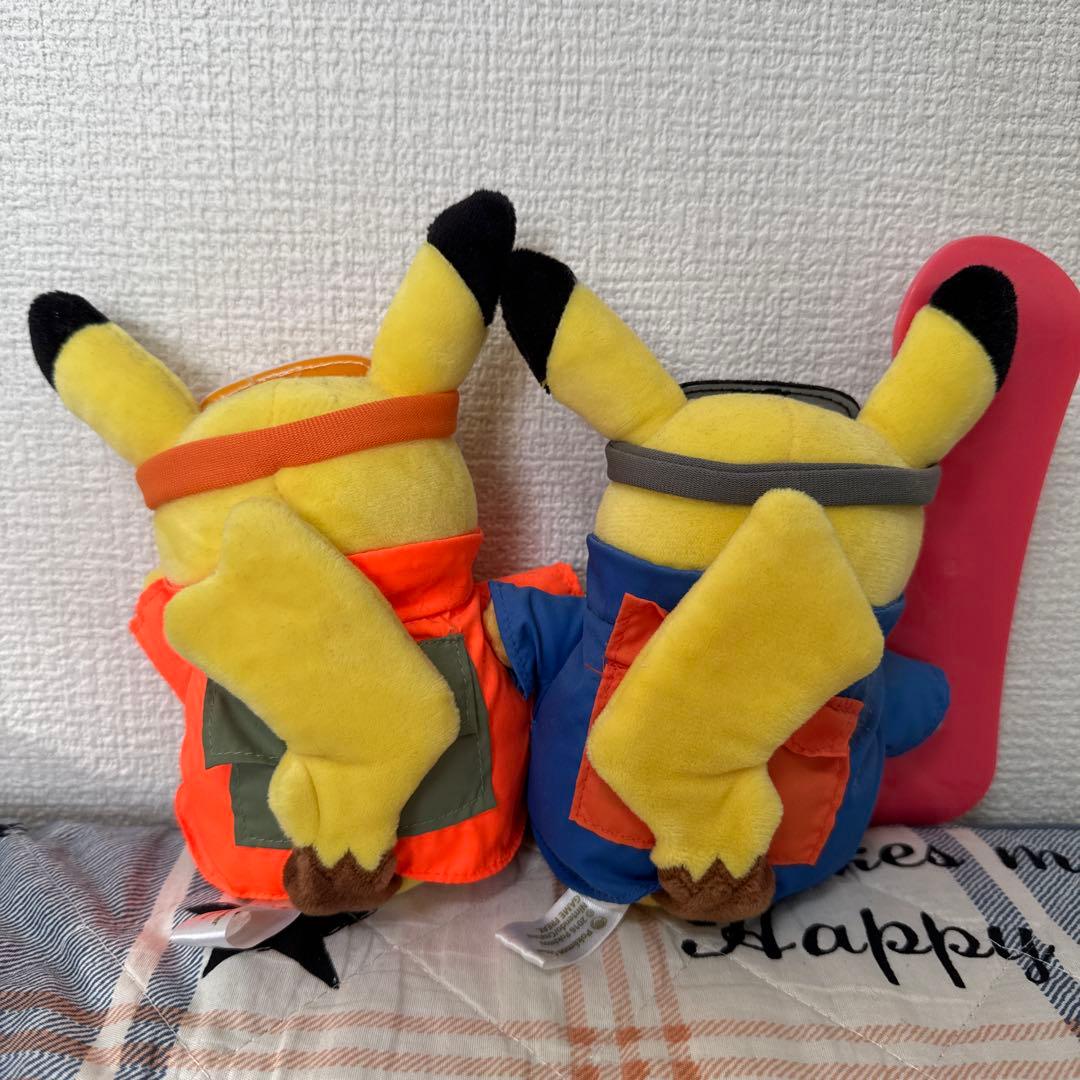 ピカチュウ ぬいぐるみ スノーボード付き