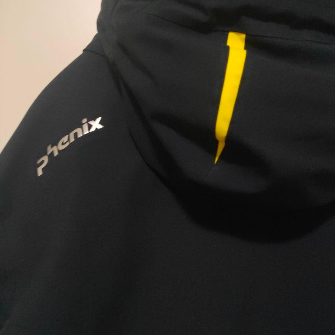 phenix スキーウェア 黒/黄色 フード付き