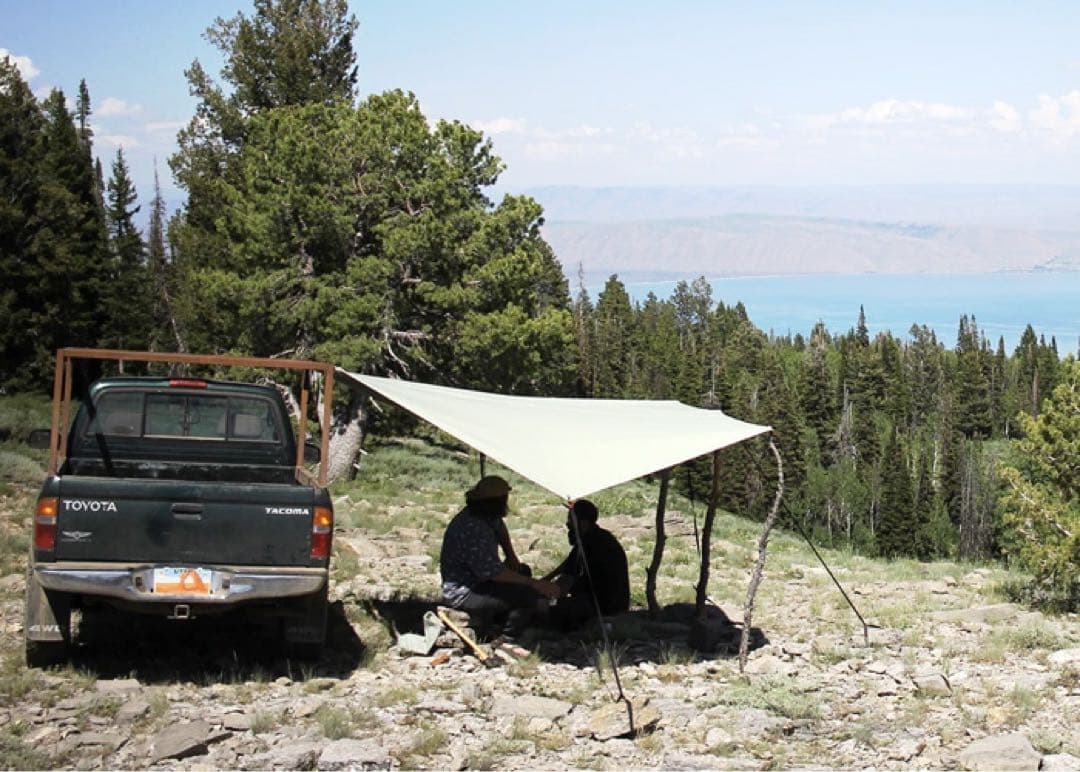 【新品未使用】カーカムス（スプリングバー）オートフライカーサイドタープ