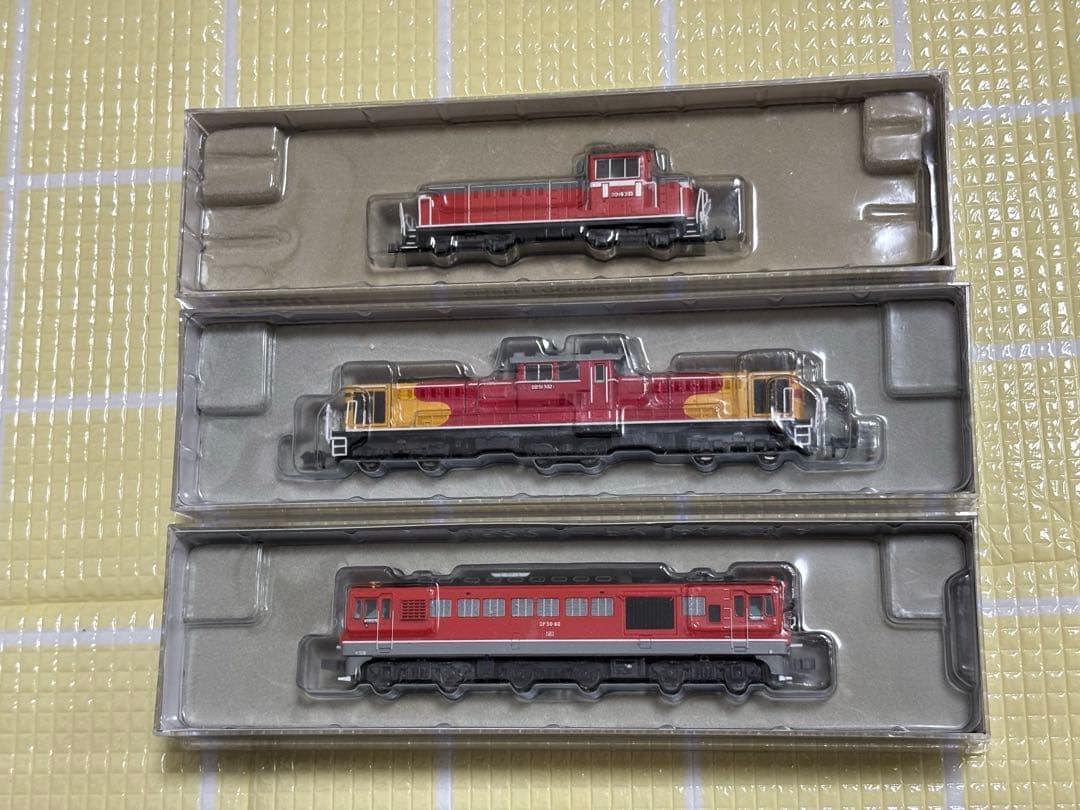 Nゲージ ディーゼル機関車 3両セット