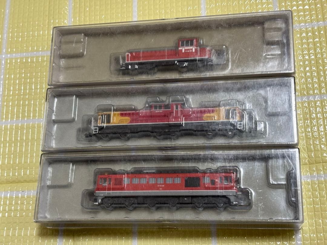 Nゲージ ディーゼル機関車 3両セット