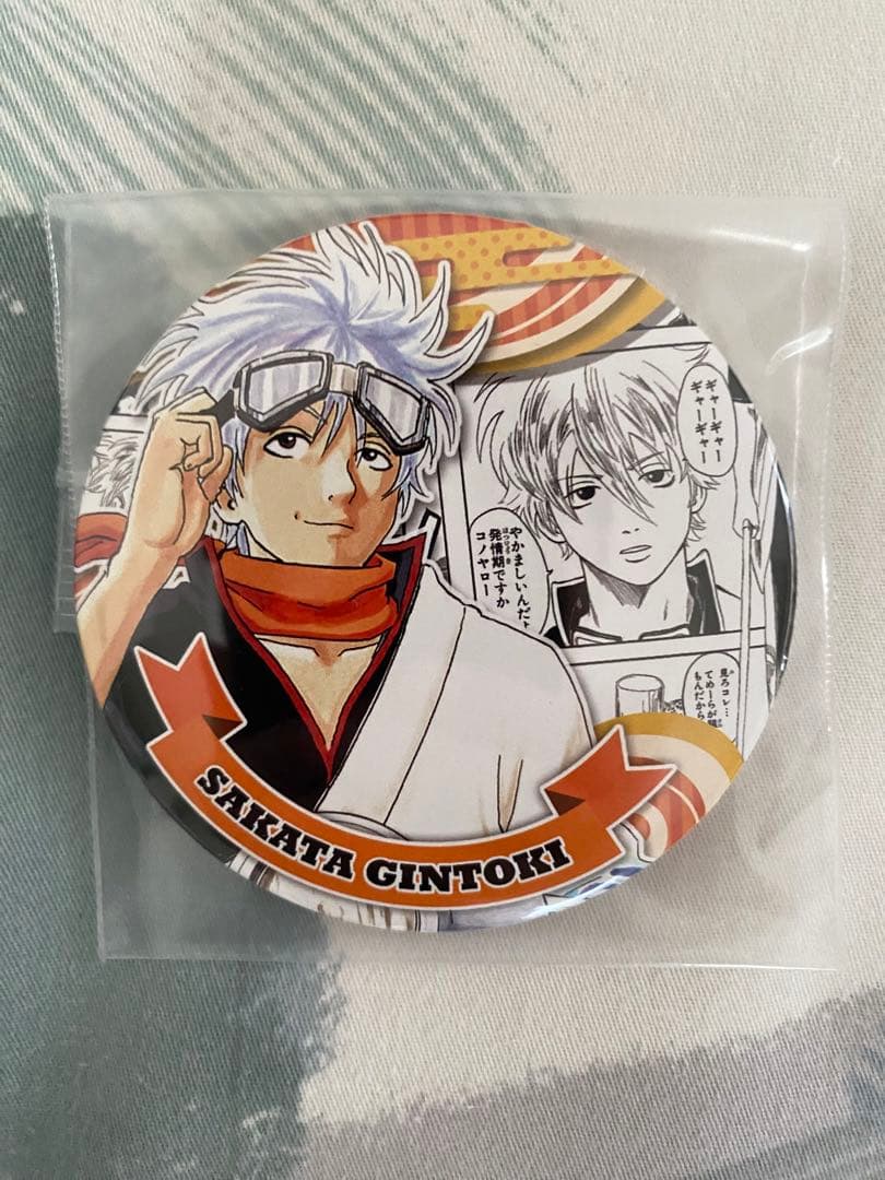 銀魂　坂田銀時 コレクション缶バッジ　HEROES 75mm