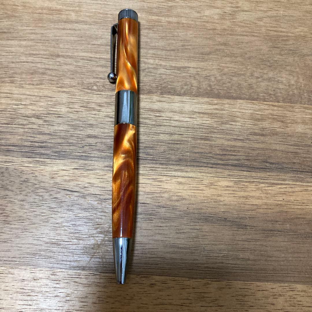 伊東屋ROMEO No.3ボールペン　イタリアンアンバー細軸　【箱付き】