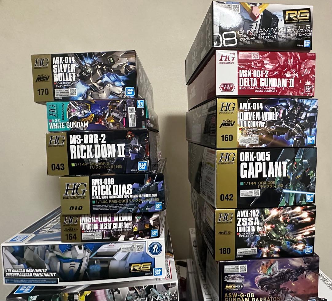ガンプラまとめ売りバラ売り不可　値下げ交渉可能MG MGSD HG RG
