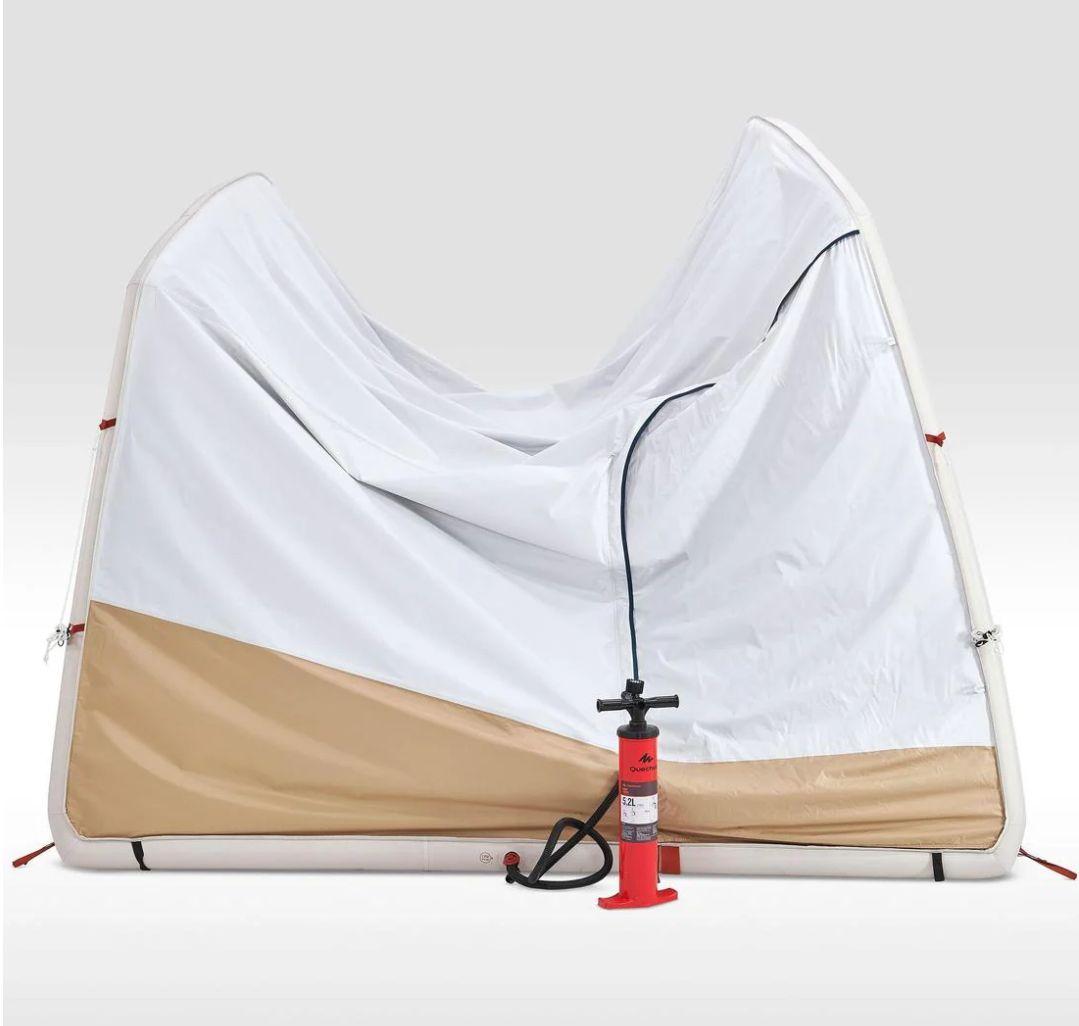 （デカトロン）エアー式 テント・シェルター(別売ポンプ付き)