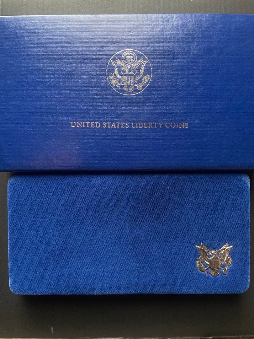 1986年 エリス島 自由の女神 プルーフ記念硬貨セット