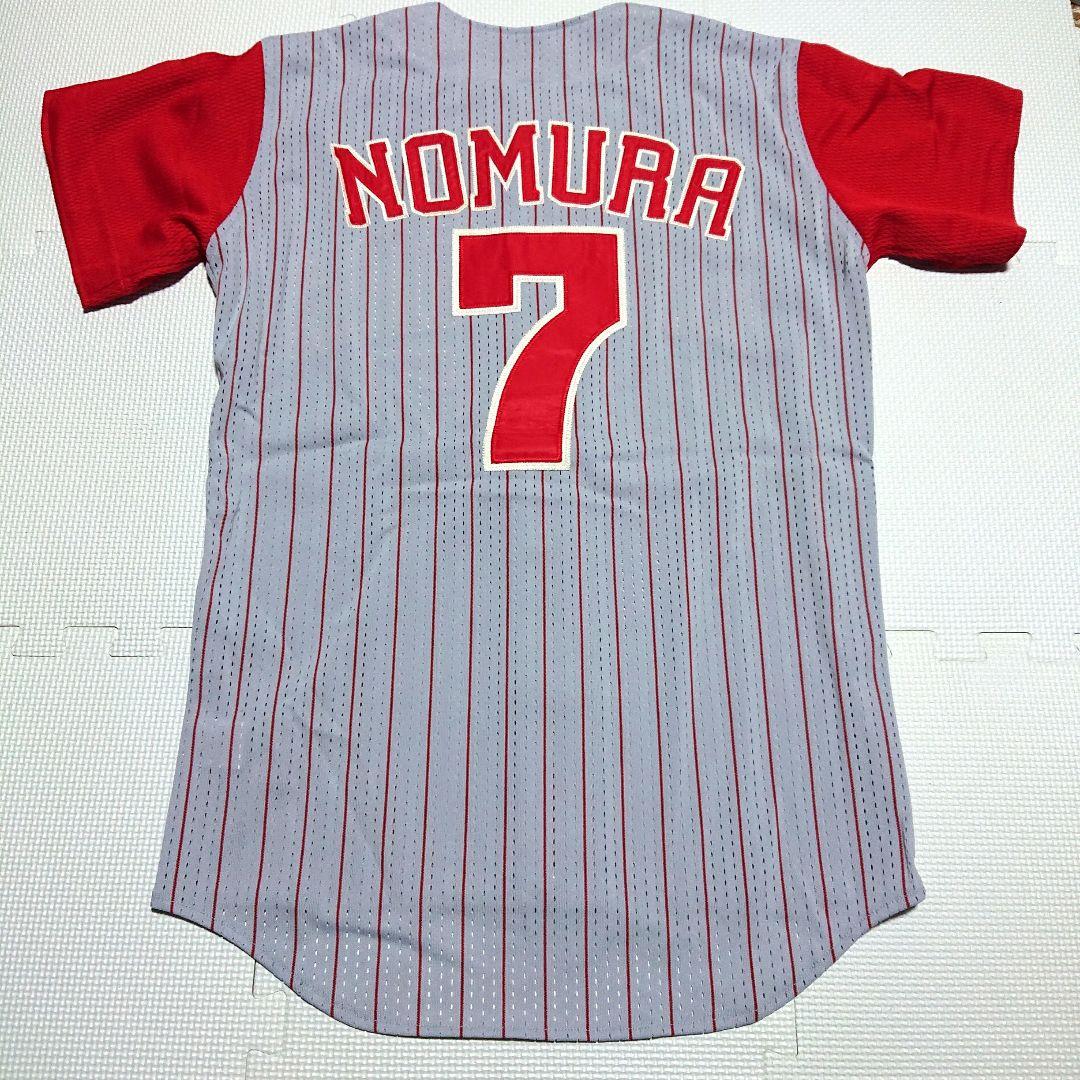 最終価格 タグ付き 希少 刺繍 カープ 野村謙二郎 ビジター ユニフォーム