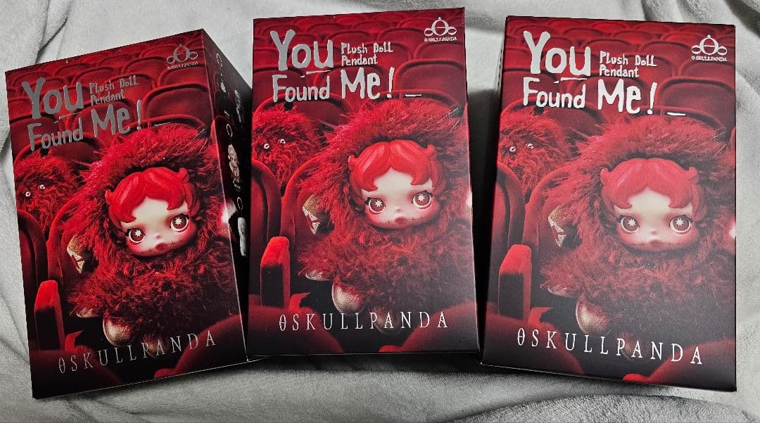 POP MART SKULLPANDA You Found Me！ 3種セット