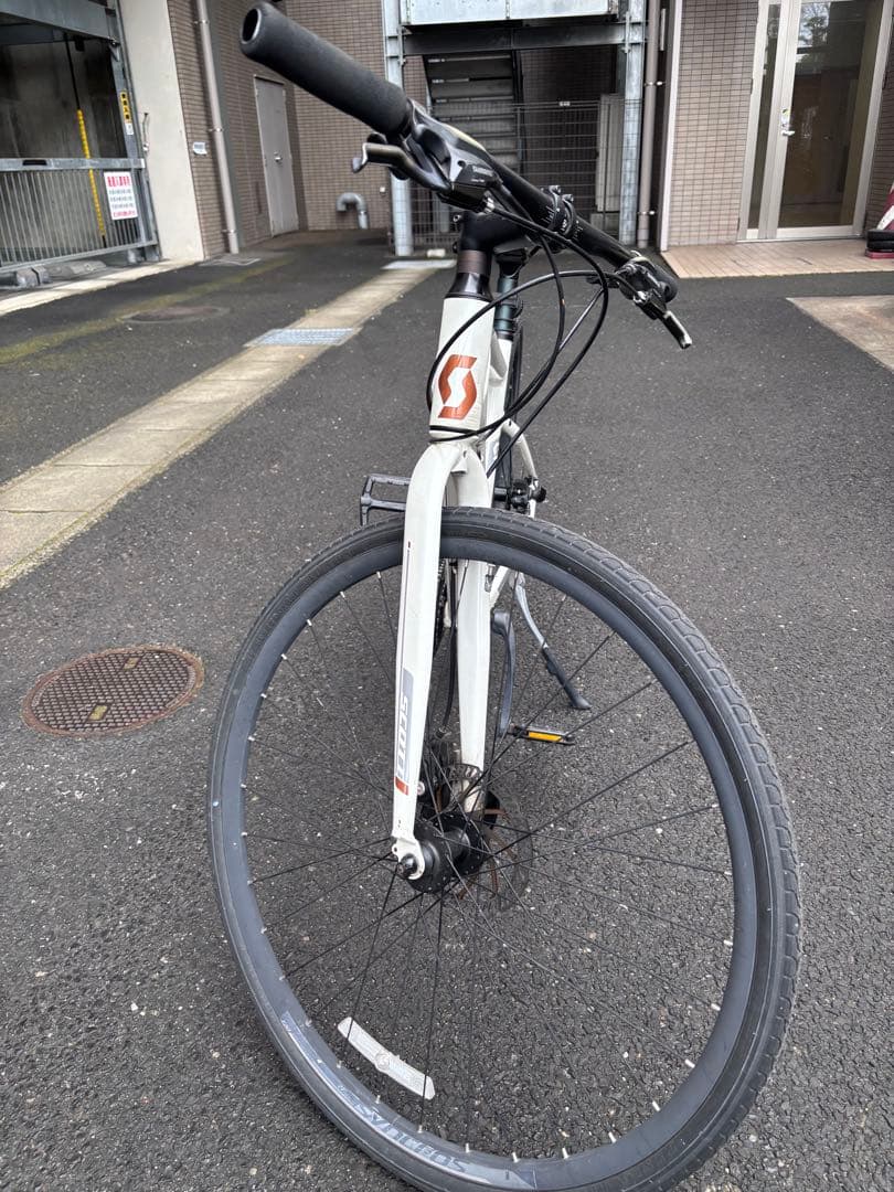 【仙台市に直接引き取りのみ】Scott クロスバイク ホワイト