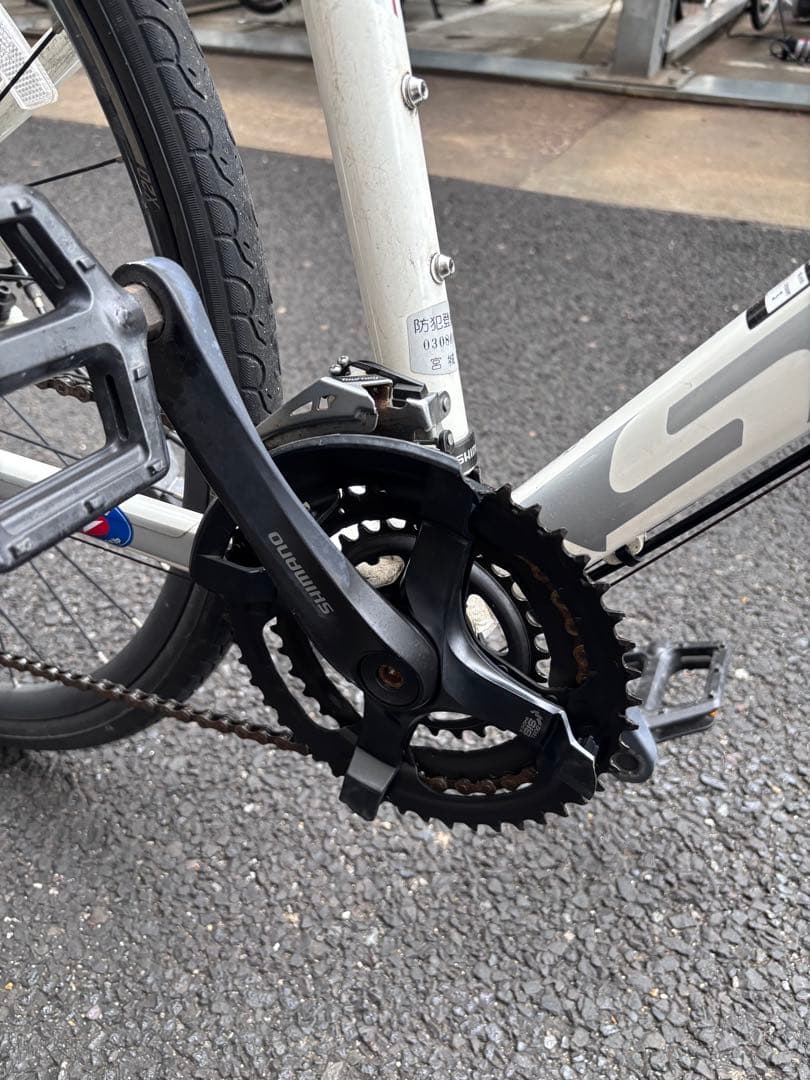 【仙台市に直接引き取りのみ】Scott クロスバイク ホワイト