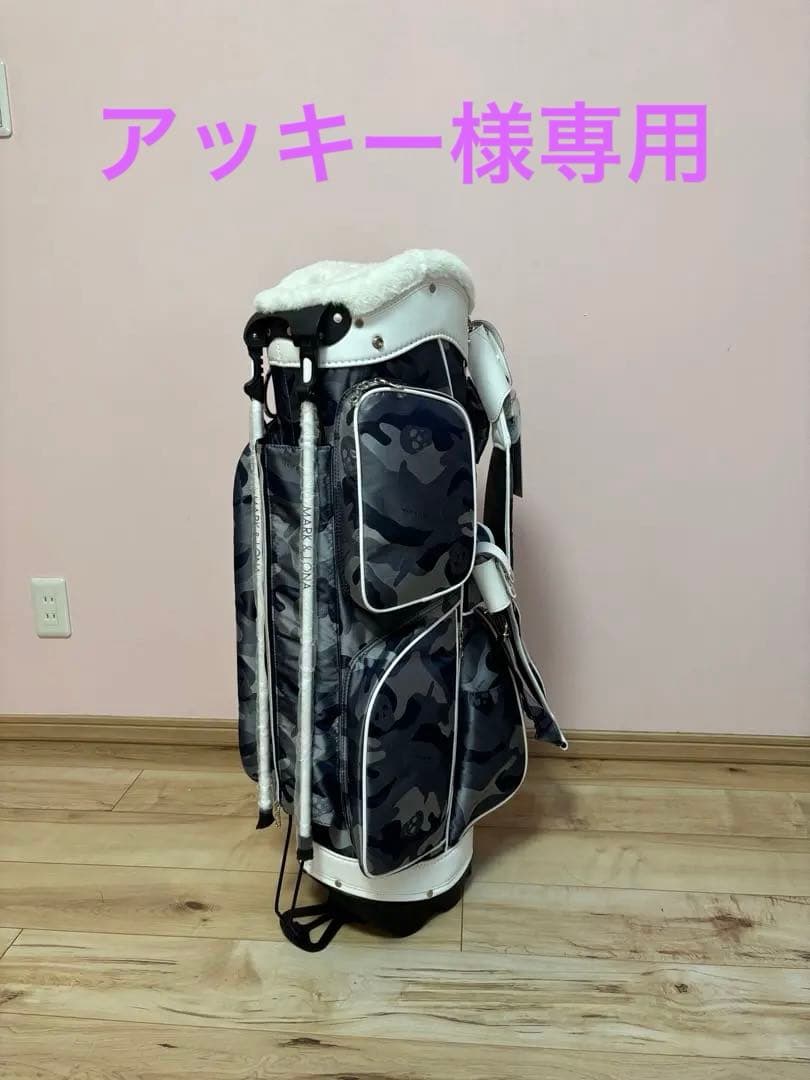 MARK&LONAキャディーバッグ NAVY