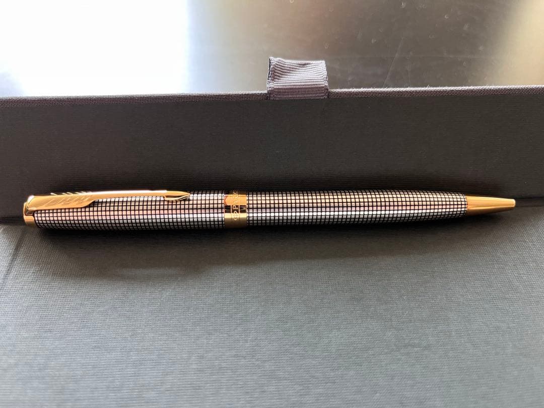 パーカー ソネット シズレ スターリングシルバー GT ボールペン