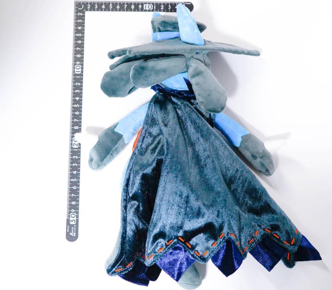 ハロウィンルカリオ　ぬいぐるみ　大きい　3０ｃｍ　リボン袋付【現物撮影】