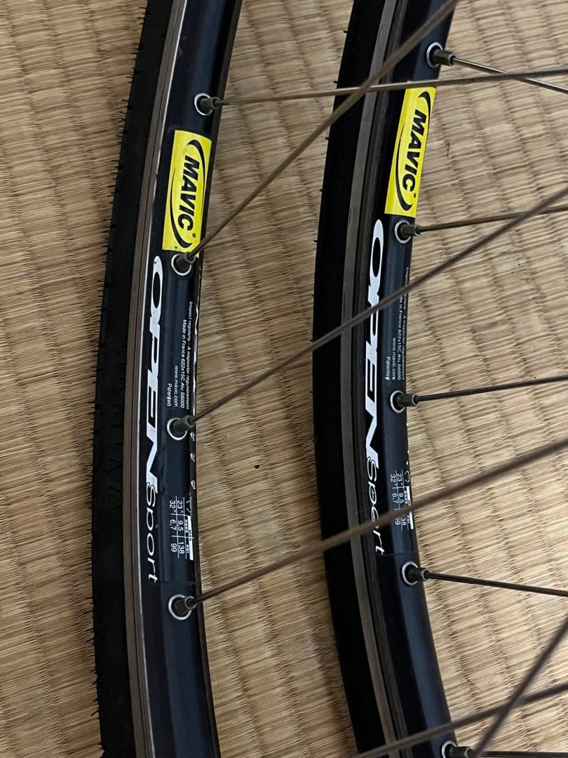 MAVIC OPEN SPORT×HB-7600 NJS ピスト ホイールセット