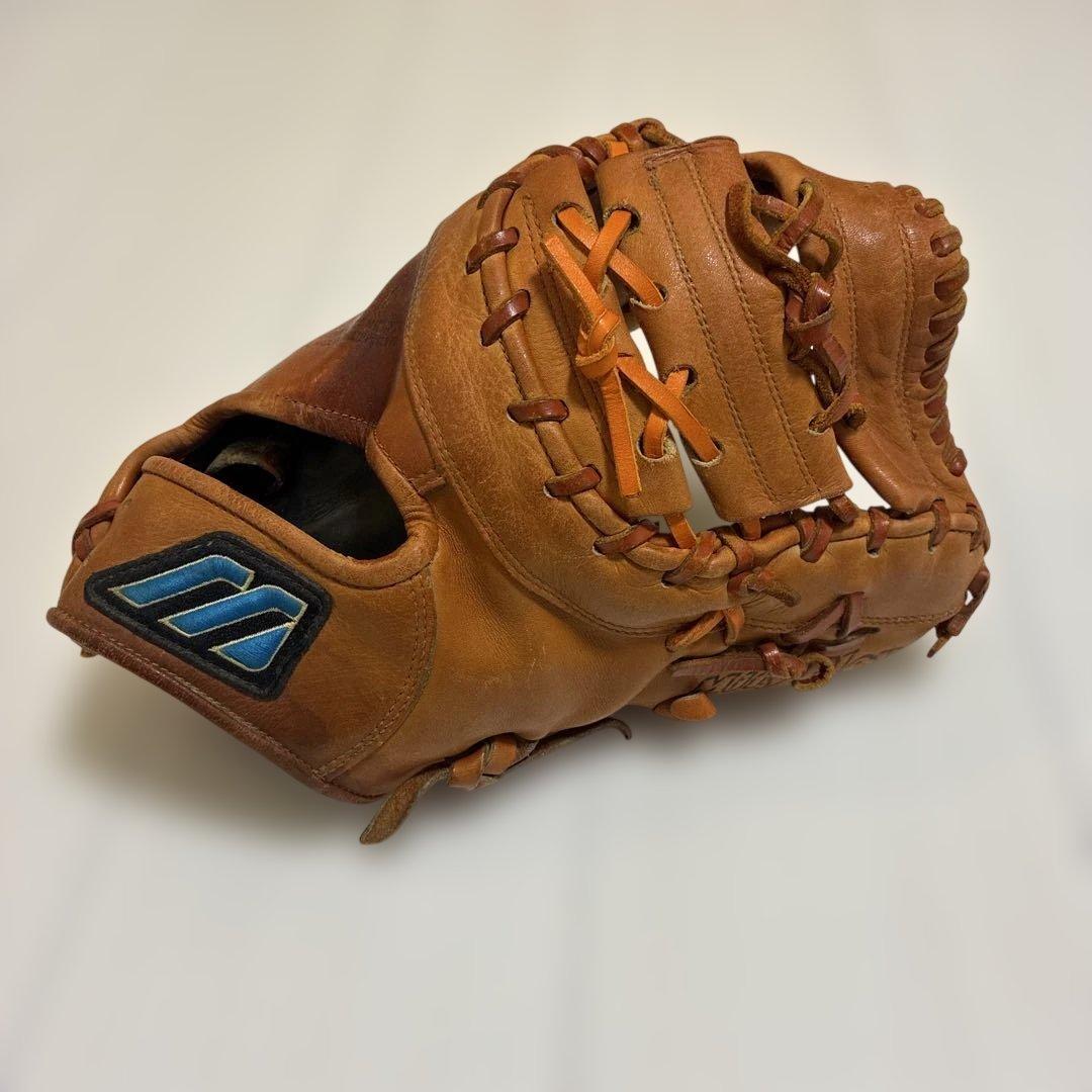 ミズノ　軟式ファーストミット　オレンジ