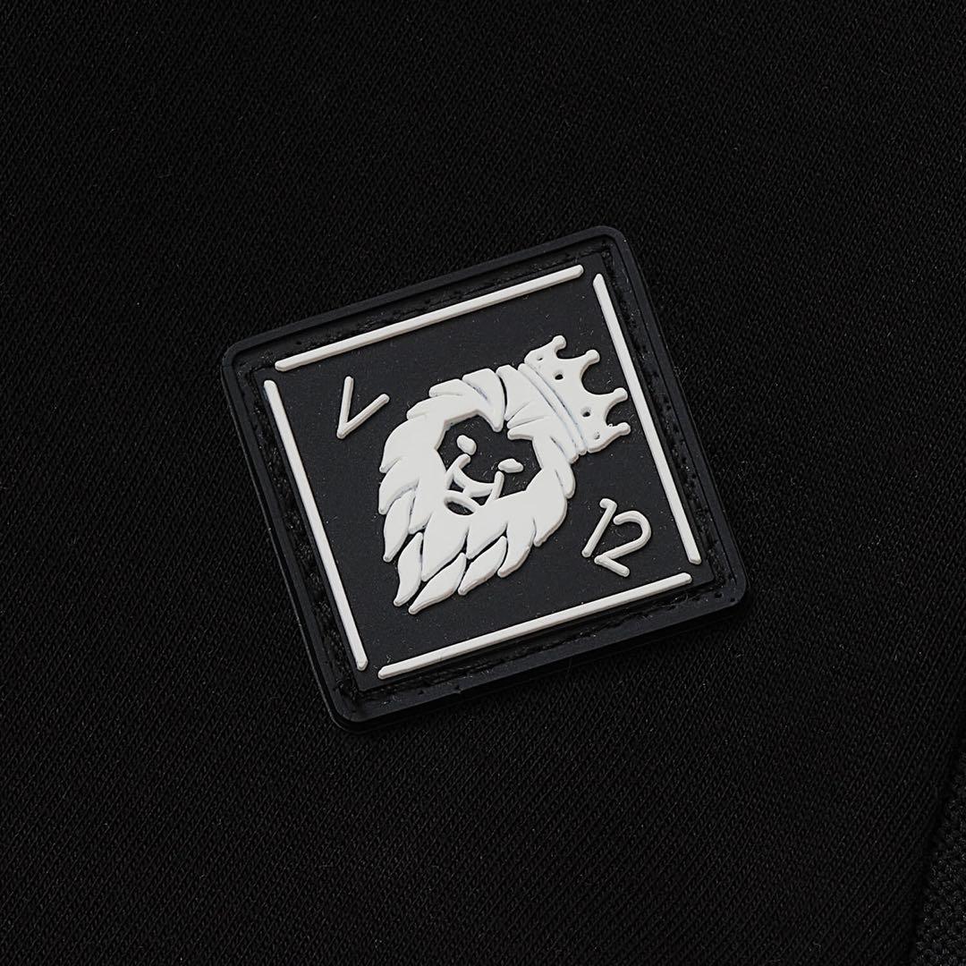 V12 ゴルフウェア ジャケット フーディー パーカー ブラック