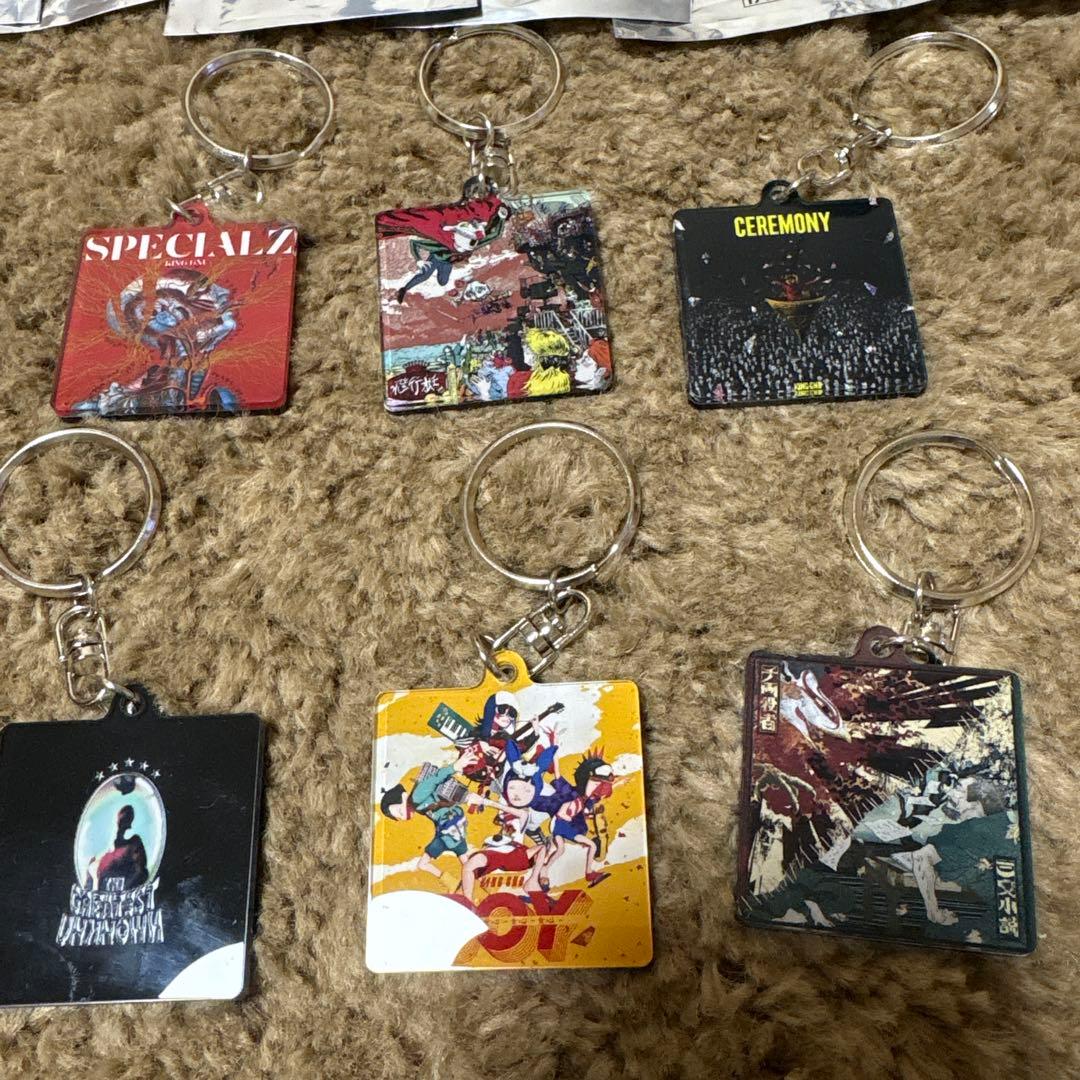 KingGnu CDジャケット アクリルキーホルダー 9種類