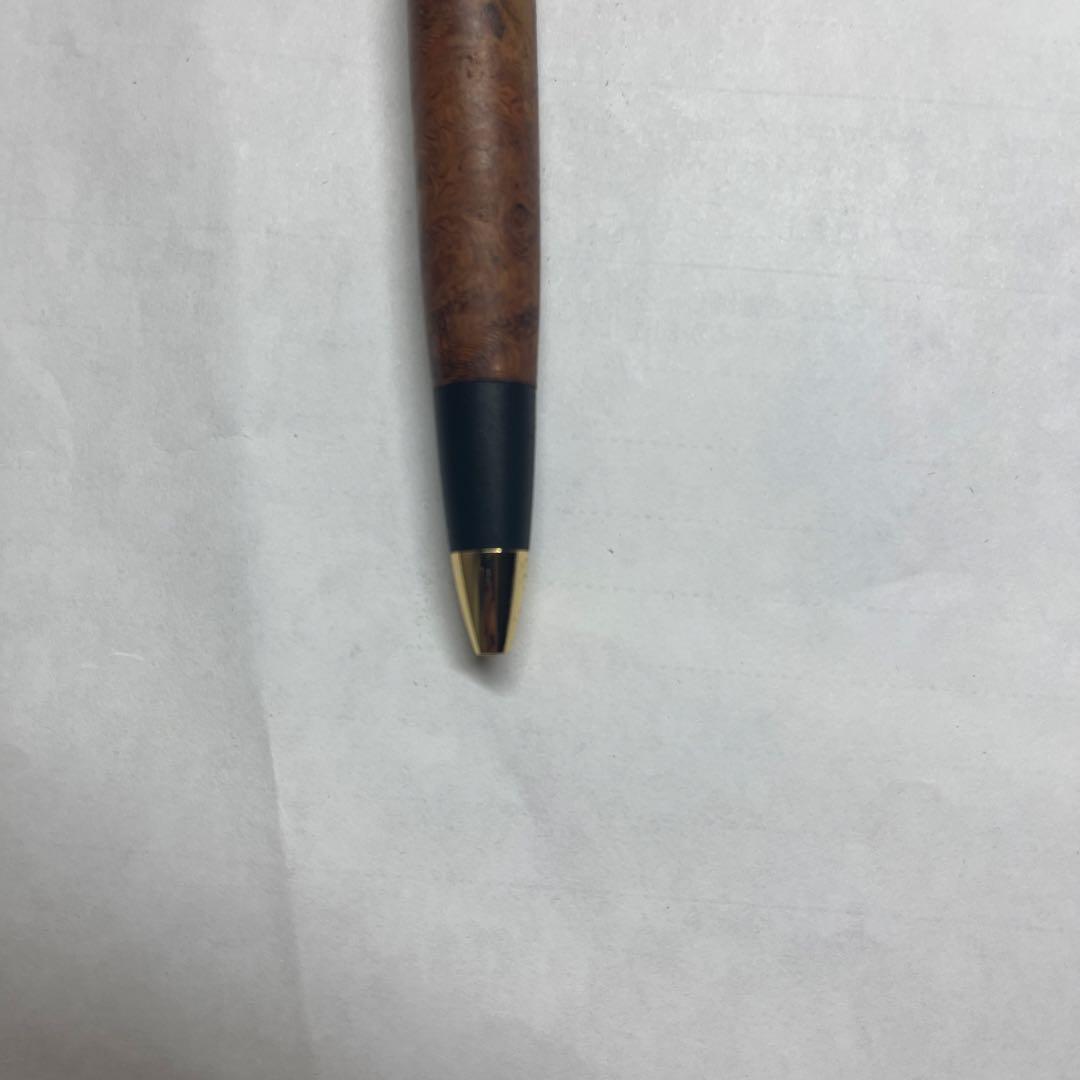 花梨瘤紅白 シャープペンシル 木軸 0.5mm