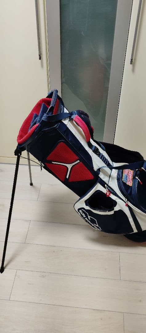 SUN MOUNTAIN スタンドバッグ ネイビー/レッド/ホワイト