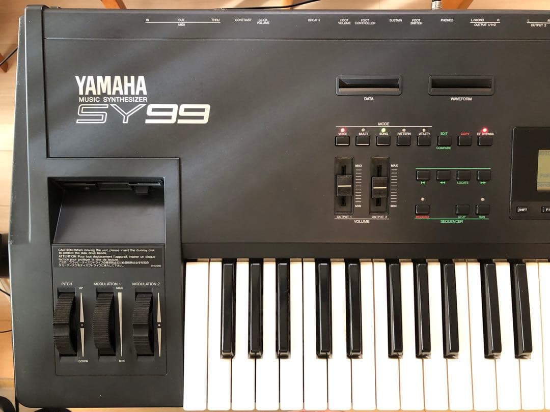 翌*ん様 YAMAHA SY99 シンセサイザー【一部難あり】