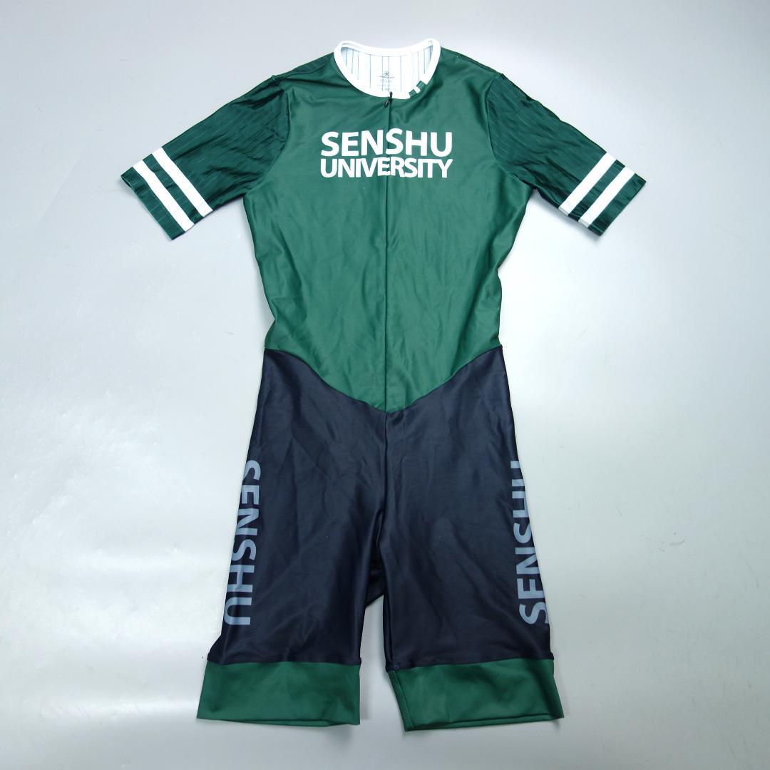 M*様 8558 美品 専修大学 自転車 サイクリングジャージ メンズ S