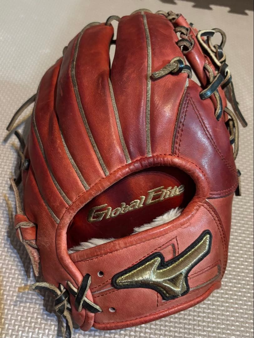 Global Elite 軟式グローブ 赤