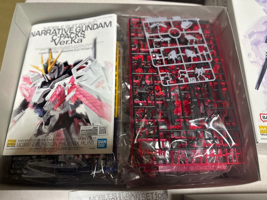 MG ナラティブガンダム　シナンジュスタイン MGＢ装備拡張 HGナラティブ