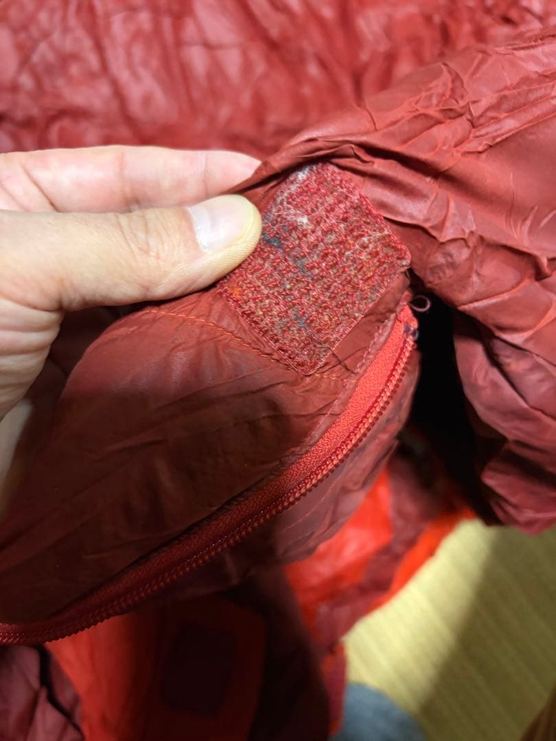 mont-bell Burrow Bag #0 赤 寝袋