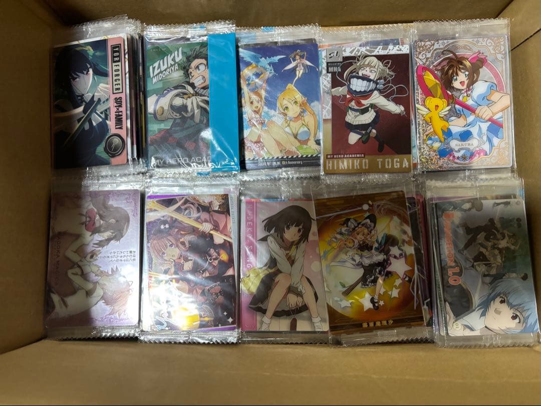 アニメ ウエハース カード 食玩 まとめ売り 500枚 未開封