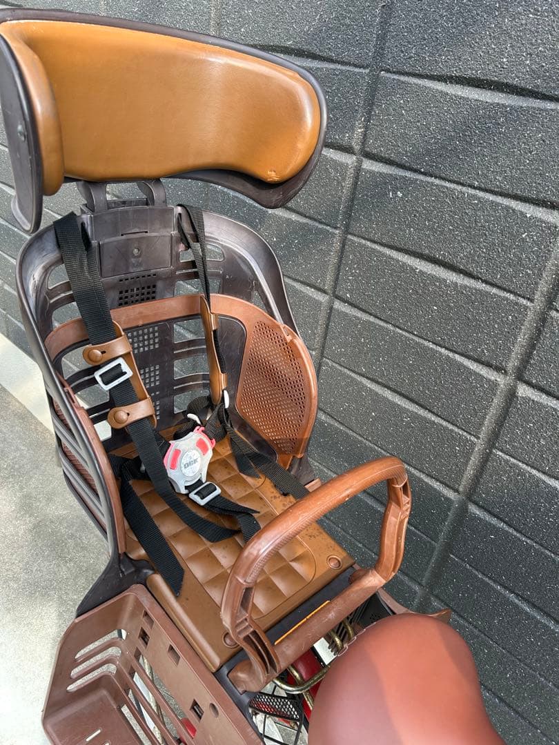 【子ども乗せ・点検済】３人乗り鍵付き自転車 ２６インチ　変速ギア　後輪　新品