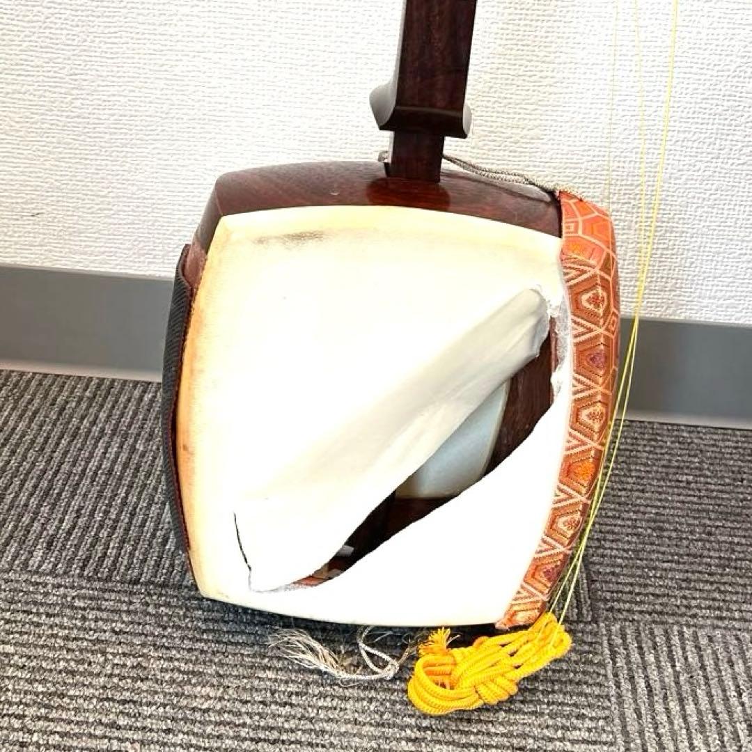 【未メンテ】三味線　桐箱付き