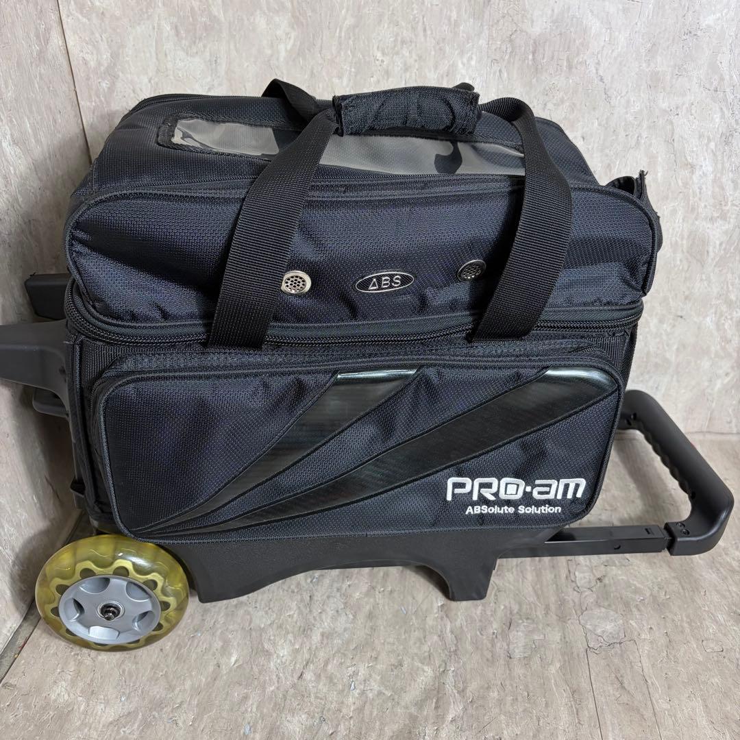 ABS PRO-am ボウリング キャリーケース 2ボール 2個用 3WAY