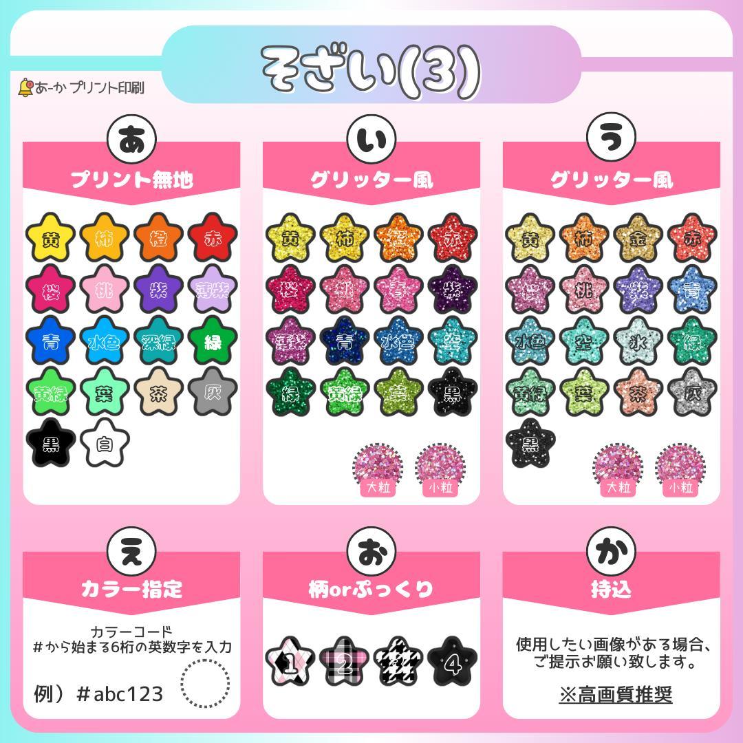 うちわ文字 団扇文字 連結パネル ネームボード オーダーページ